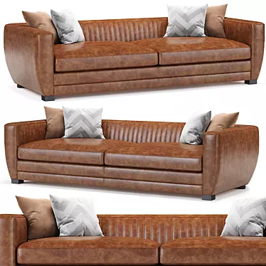 RH | Rourke leather sofa