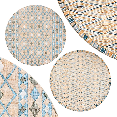 Elegant Circle Rugs | No. 255 3D model image 1 