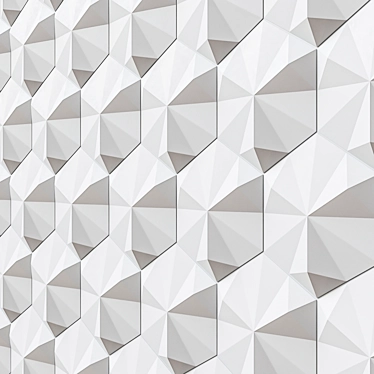 Orbital 3D Decor Tiles | Stunning Wall Décor 3D model image 1 