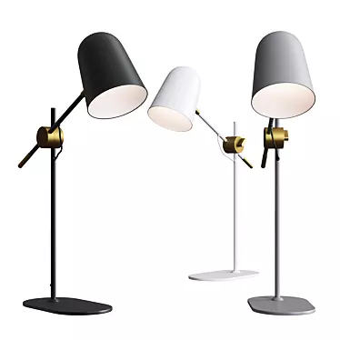 Title: Bolia Bureau Table Lamp 3D model image 1 