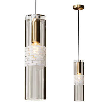 Sleek Designer GESINA Lamp 3D model image 1 