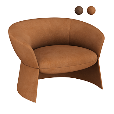 Swale Armchair: Superior Comfort and Style 3D model image 1 