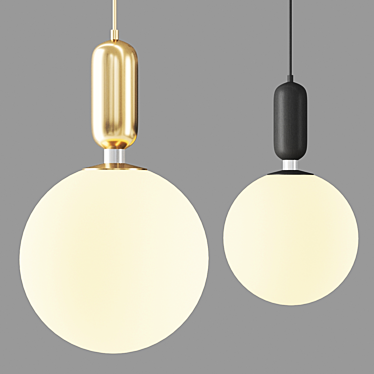 Minimalist Lui Lamp: Sleek & Stylish 3D model image 1 