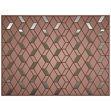 Elegant Decorative Wall Panels 3D model image 1 