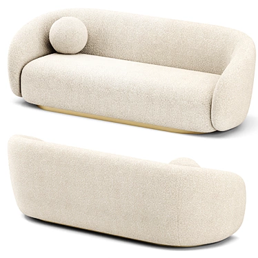 Eichholtz Brice Cream Sofa 3D model image 1 