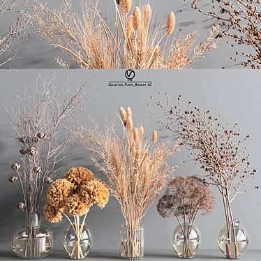 Collaction Plants Bouquet VRay 3D model image 1 