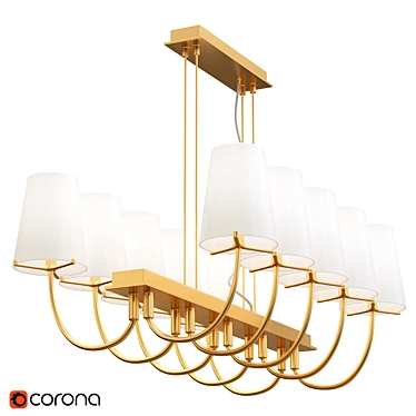 Elegant Lightstar Pendant Chandelier 3D model image 1 