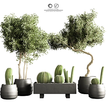 Modern Indoor Plant Stand 37 3D model image 1 