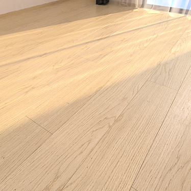 HD Parquet Floor Collection - Bianco Cortina 3D model image 1 