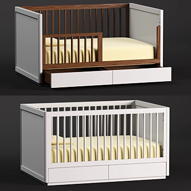 Versatile Kids Furniture Set 3D model image 1 