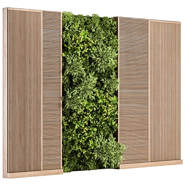 EcoWood Vertical Garden 37 3D model image 1 