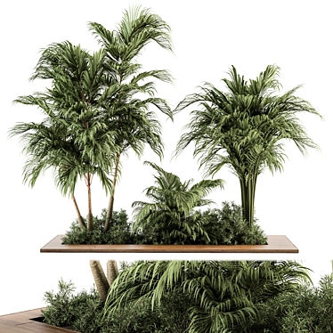 Tropical Oasis Outdoor Plant Set 3D model image 1 