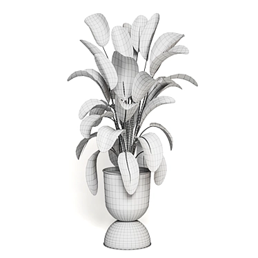 Indoor Oasis: Plant Collection 3D model image 1 
