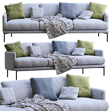 Stylish Sofa Rave for Modern Homes 3D model image 1 