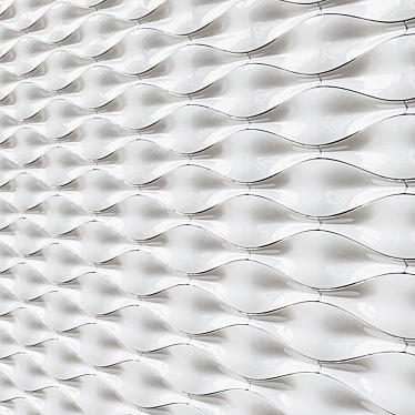 Modern 3D Decorative Wall Panels 3D model image 1 