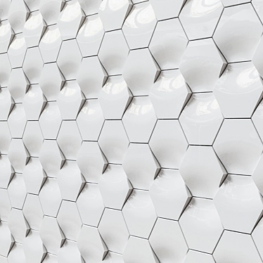 3D PANAL 2: Stylish Decorative Wall Tiles 3D model image 1 