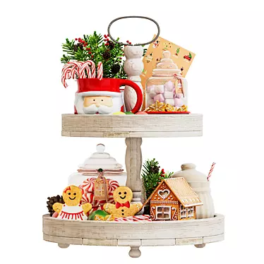 New Year and Christmas decorative set for the kitchen_12