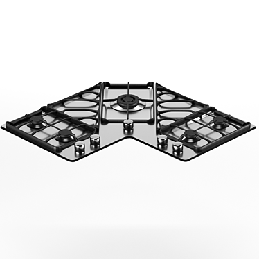 Foster Angolare Gas Cooktop 7038 052 3D model image 1 