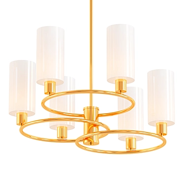 Elegant Lumion Avery Pendant Chandelier 3D model image 1 