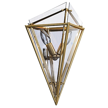 Troy Epic Wall Sconce: Luxury Illumination 3D model image 1 