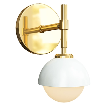 Elegant Greenwich Sconce 3D model image 1 