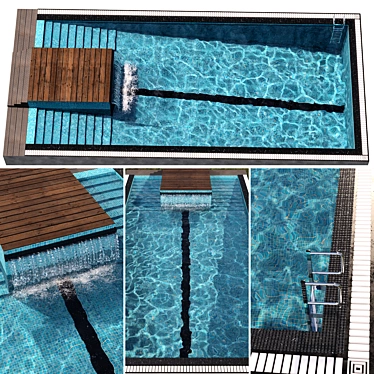 Modern Pool Design | VRAY & CORONA | 180.590 Polys 3D model image 1 