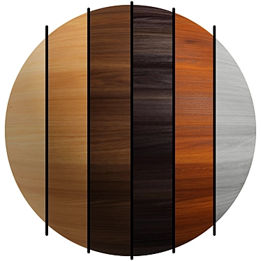 Multicolor Wood Texture | Seamless | 4K 3D model image 1 