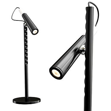 Elegant Becky Tab Lamp 3D model image 1 