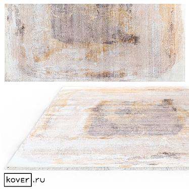 West Hollywood Peach Abstract Rug | Kover.ru 3D model image 1 