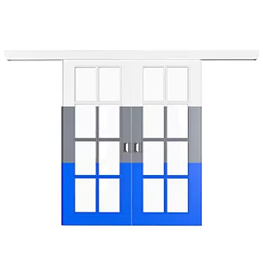 Sliding door partition