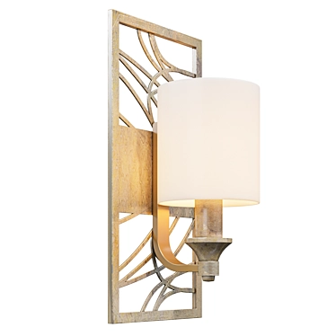 Elegant Vittoria Wall Lamp 3D model image 1 