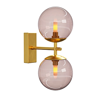 Elegant Varietas Wall Lamp 3D model image 1 