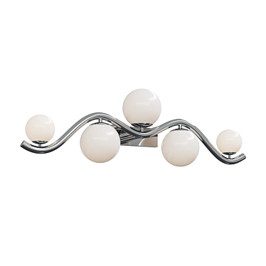 Elegant Uva Wall Lamp 3D model image 1 