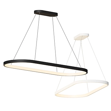 Lanfrank Modern LED Pendant 3D model image 1 