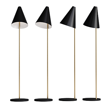 Title: Mosaik Floor Lamp: Sleek and Stylish Lighting 3D model image 1 