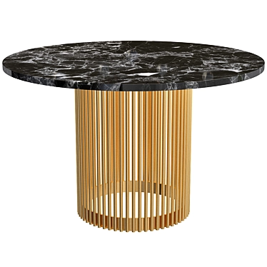 Elegant Faun Dining Table 3D model image 1 