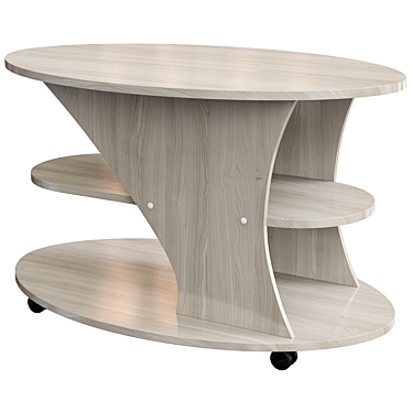 Modern Wenge Coffee Table 3D model image 1 