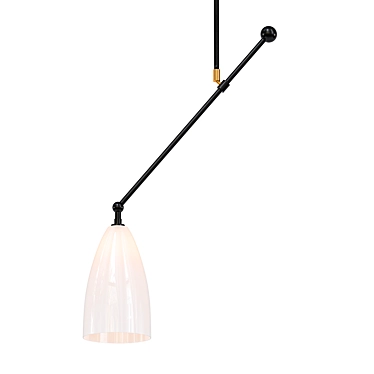  Modern Geometric Pendant Light 3D model image 1 