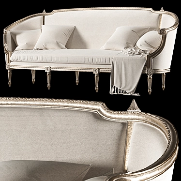 Luxury Elegance: Roberto Giovannini & Eloquence Sofas 3D model image 1 