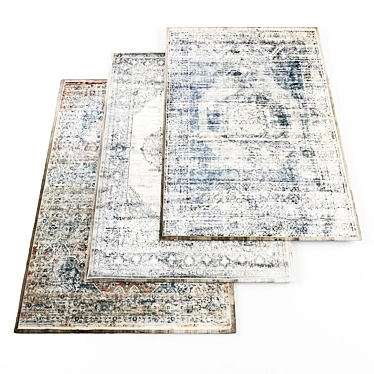 Bogota Rugs - 5 Pieces, Textured Archive 3D model image 1 