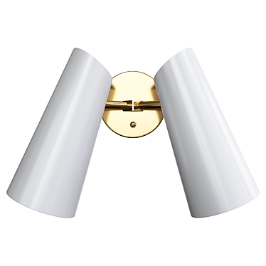 Cypress Double Sconce 3D model image 1 