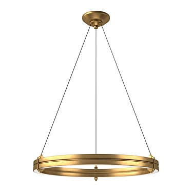 Luxury meets Elegance: Ralph Lauren's Paxton Chandelier 3D model image 1 