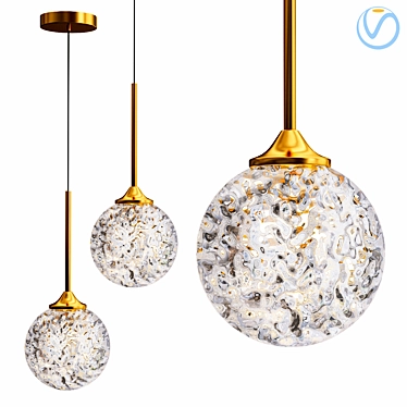 Sleek Rio Pendant Light 3D model image 1 