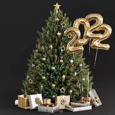 "PBR Christmas Tree for Corona/Vray 3D model image 1 