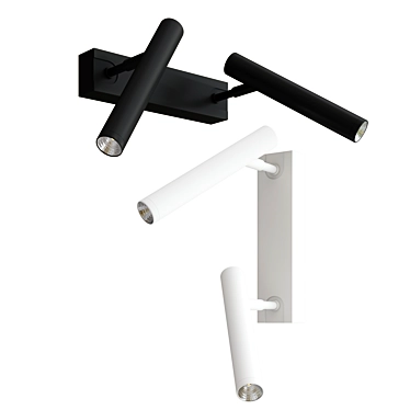 Sleek Newton LED Spotlight 3D model image 1 