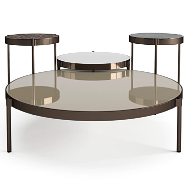 Minotti Tape cord outdoor coffee tables set