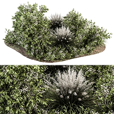 Eco-Blend Outdoor Garden Set 3D model image 1 