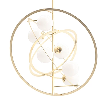 Elegant Eichholtz Space Chandelier 3D model image 1 