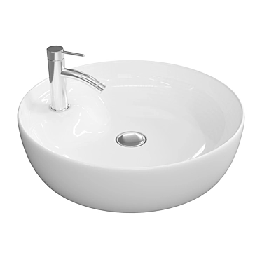 Modern Countertop Washbasin - BelBagno BB1306 3D model image 1 