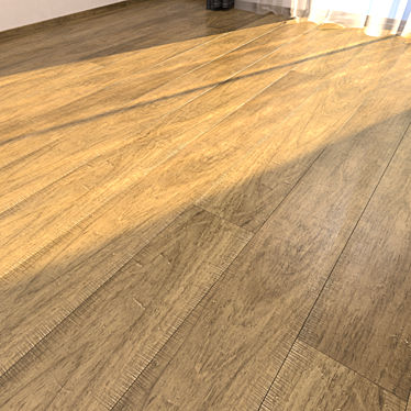 Luxury Parquet Floor: Noce Nazionale XVII 3D model image 1 